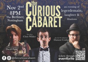 The Curious Cabaret Poster For Nottingham Magic Show